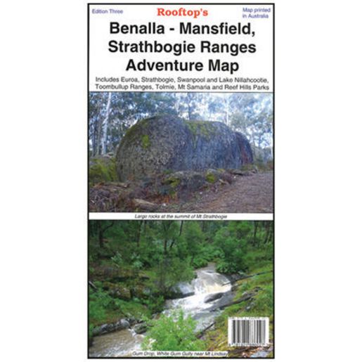 HEMA Benalla - Mansfield - Strathbogie Ranges 3rd Edition Map
