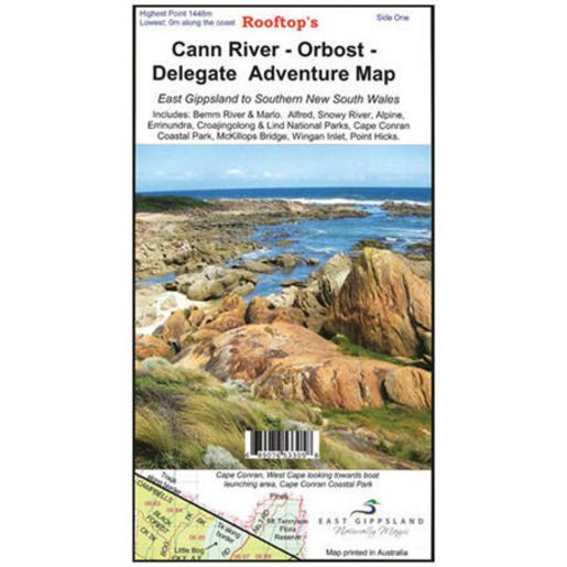HEMA Maps Cann River - Orbost - Delegate 1st Edition Map 689076533058