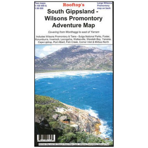 HEMA Maps South Gippsland - Wilsons Promontory 1st Edition Map 689076913560
