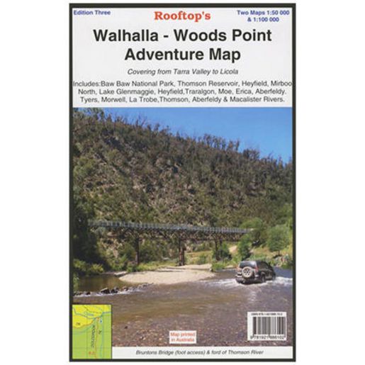HEMA Maps WaLHalla Woods Point Rooftop Map 2nd Edition 9781921886102