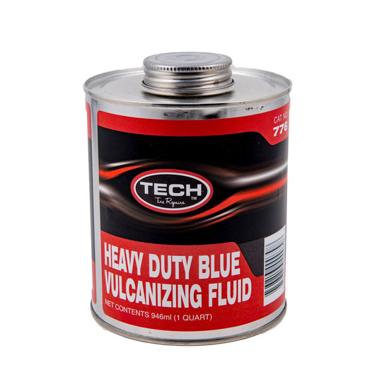Tech Tire Repair Heavy Duty Vulcanizing Fluid (Blue) 945ml 776