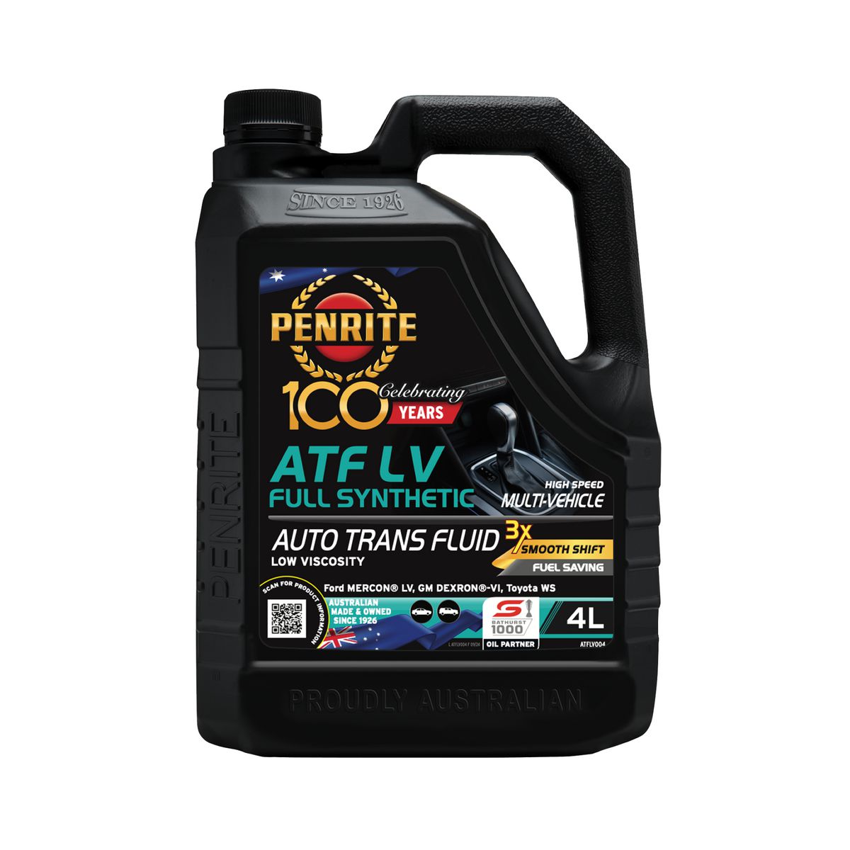 Penrite ATF LV Multi Vehicle Auto Trans Fluid Full-Syn 4L ATFLV004