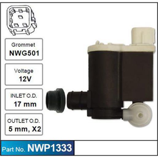 NICE Windscreen Washer Pump NWP1333
