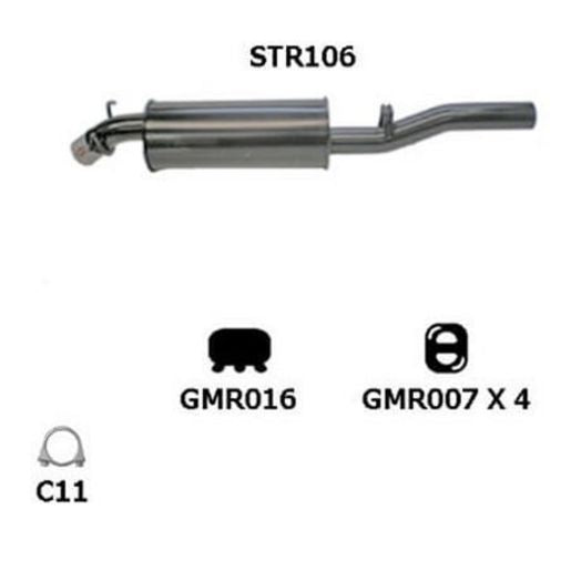Redback Exhaust Muffler STR106