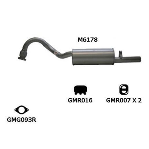 Redback Exhaust Muffler M6178