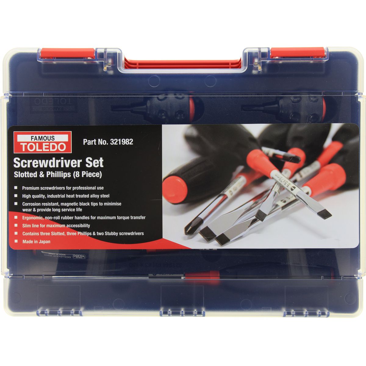 Toledo Screwdriver Set 8 Piece 321982