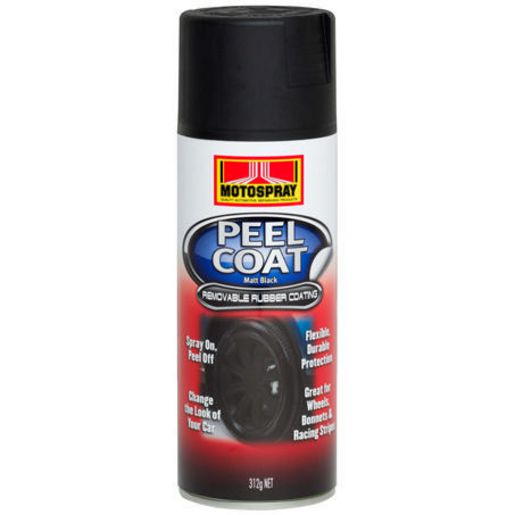 Motospray Peel Coat Spray Matt Black 312G RO 279171