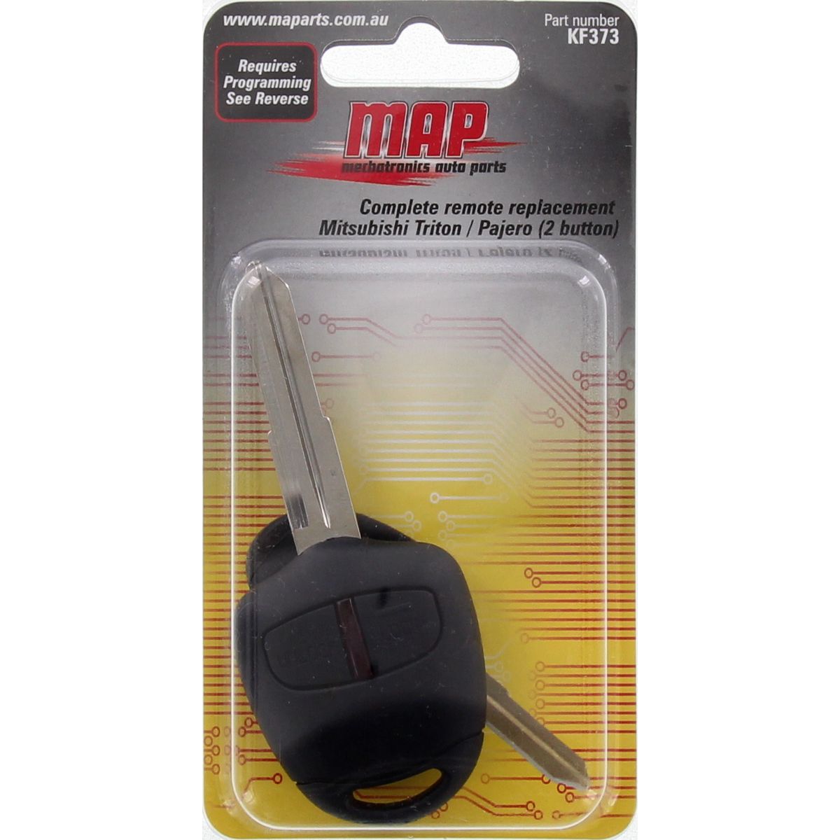MAP Car Remote Complete (2 Button) fits Mitsubishi Challenger KF373