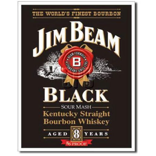 Naparts Garage Sign Jim Beam Black Label 1066