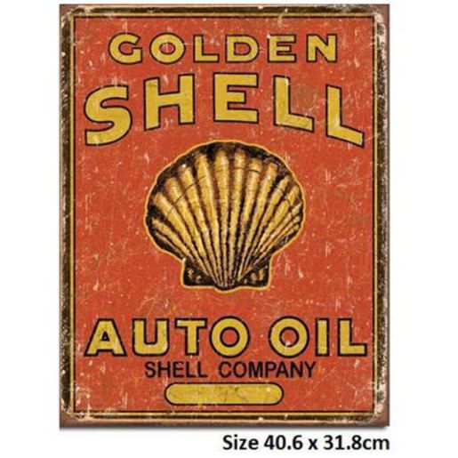 Naparts Naparts Shell Auto Oil Sign 1973