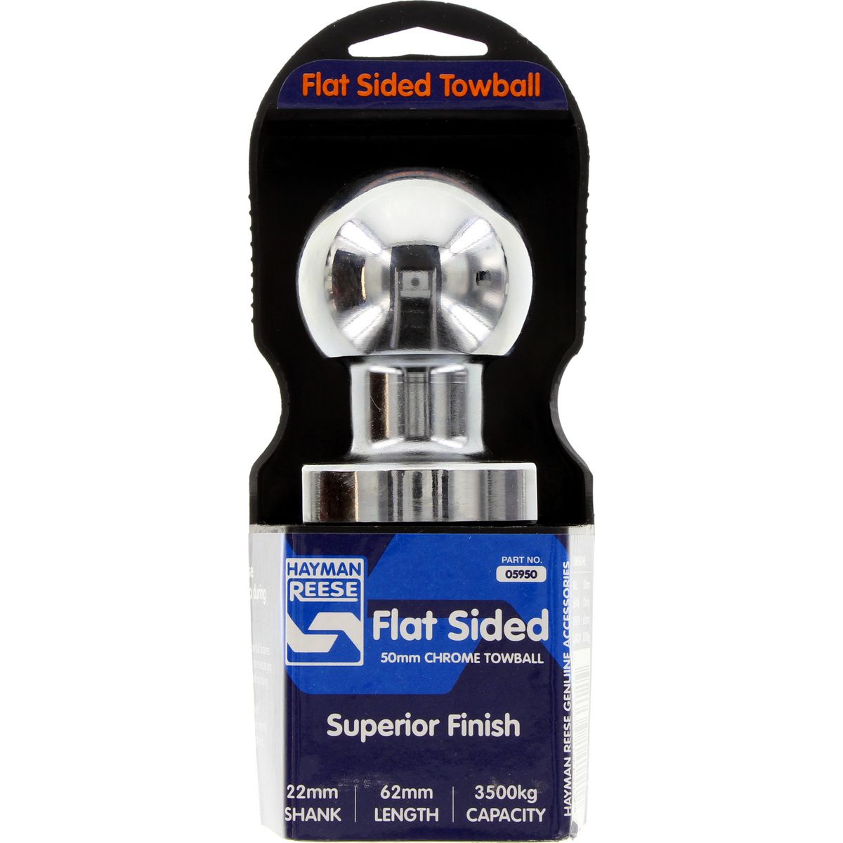 Hayman Reese 05950 - Tow Ball 50mm Flat Chrome