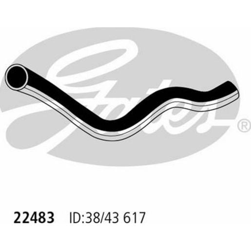 Gates Radiator Hose 22483