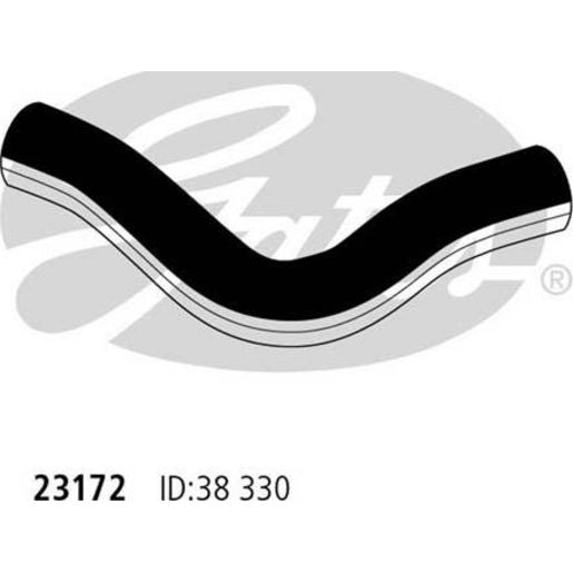 Gates Radiator Hose 23172