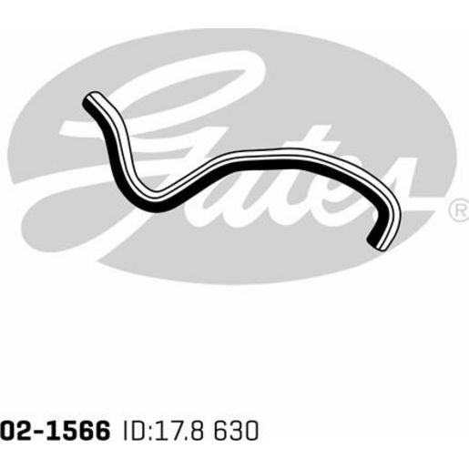 Gates Heater Hose 02-1566