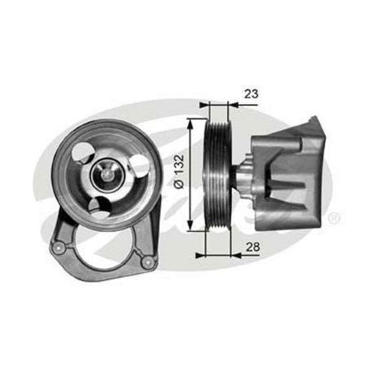 Gates Engine Idler Pulley 36085
