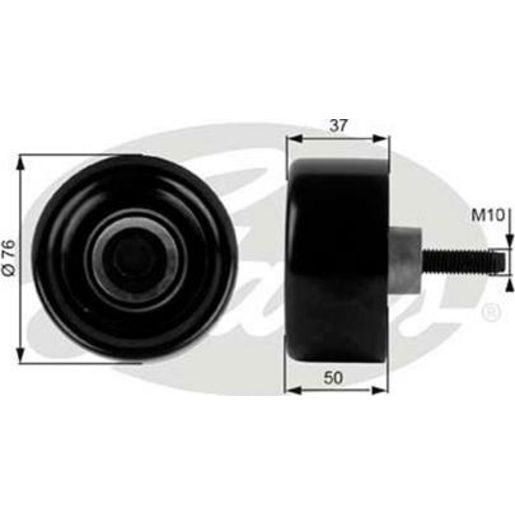 Gates Engine Idler Pulley 36186