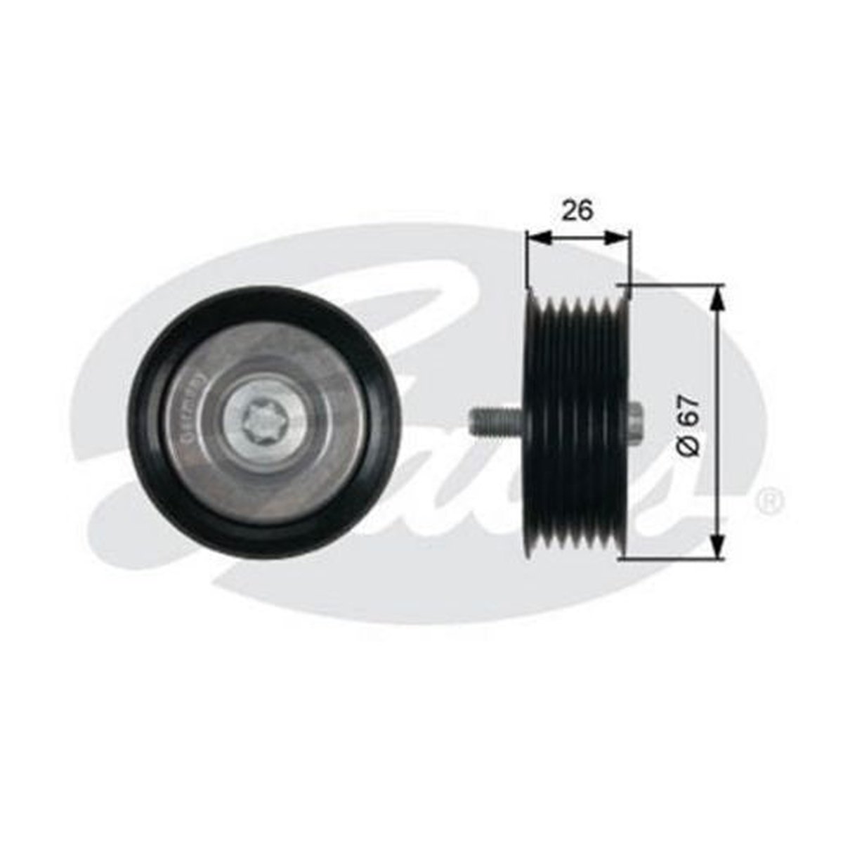 Gates Engine Idler Pulley 36438