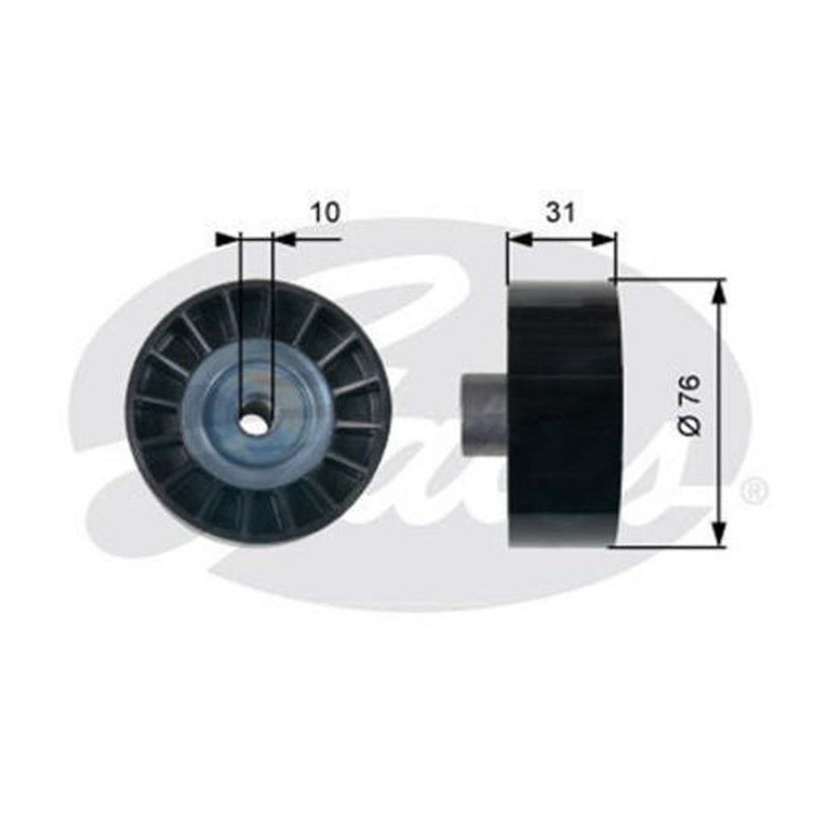 Gates Engine Idler Pulley 36444