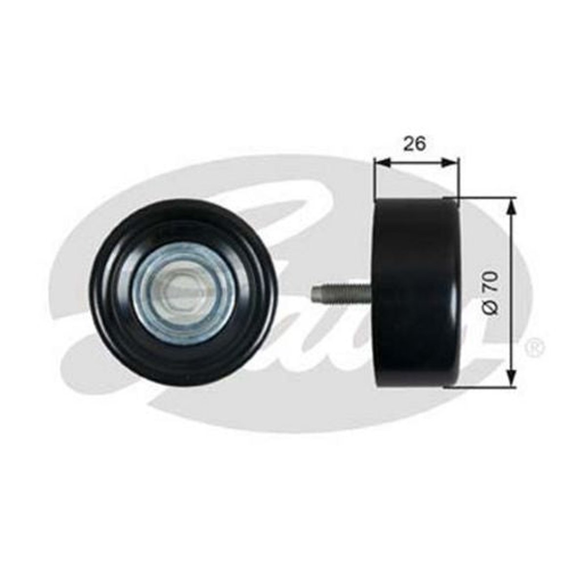 Gates Engine Idler Pulley 36603