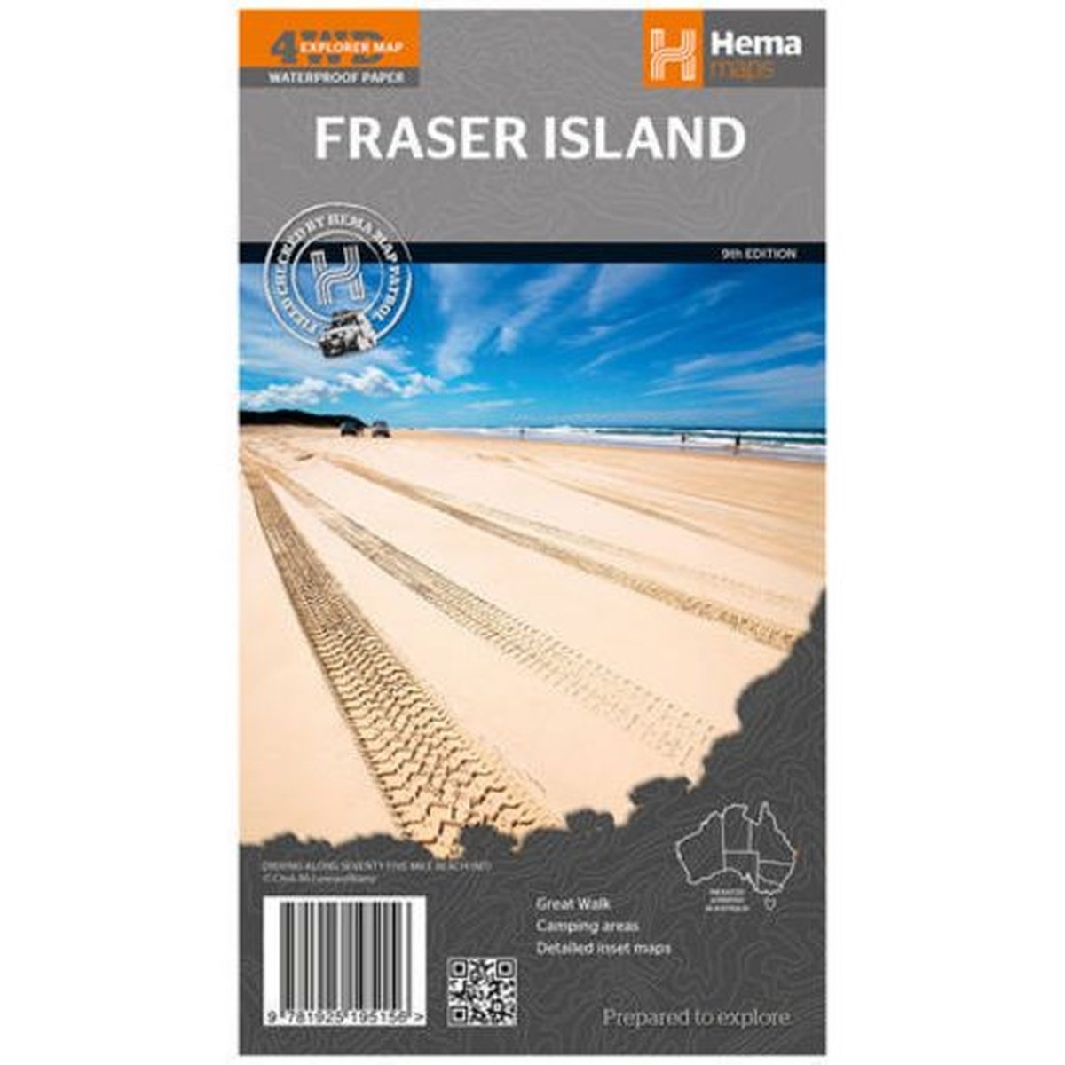 HEMA Fraser Island Map