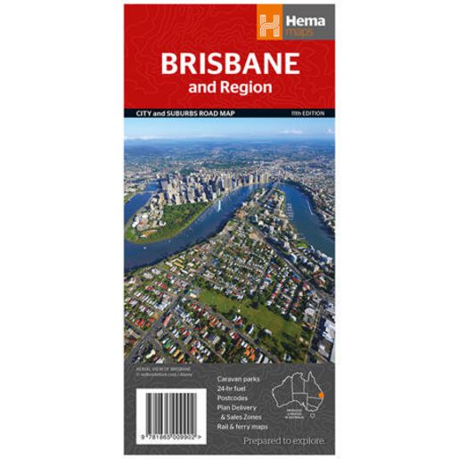 HEMA Brisbane And Region Map 11th Edition