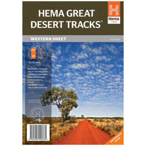 HEMA Great Desert Tracks Westnsheet 7th Edition