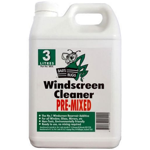 Bars Bugs Pre-Mix Windscreen Cleaner 3L BBPM3L