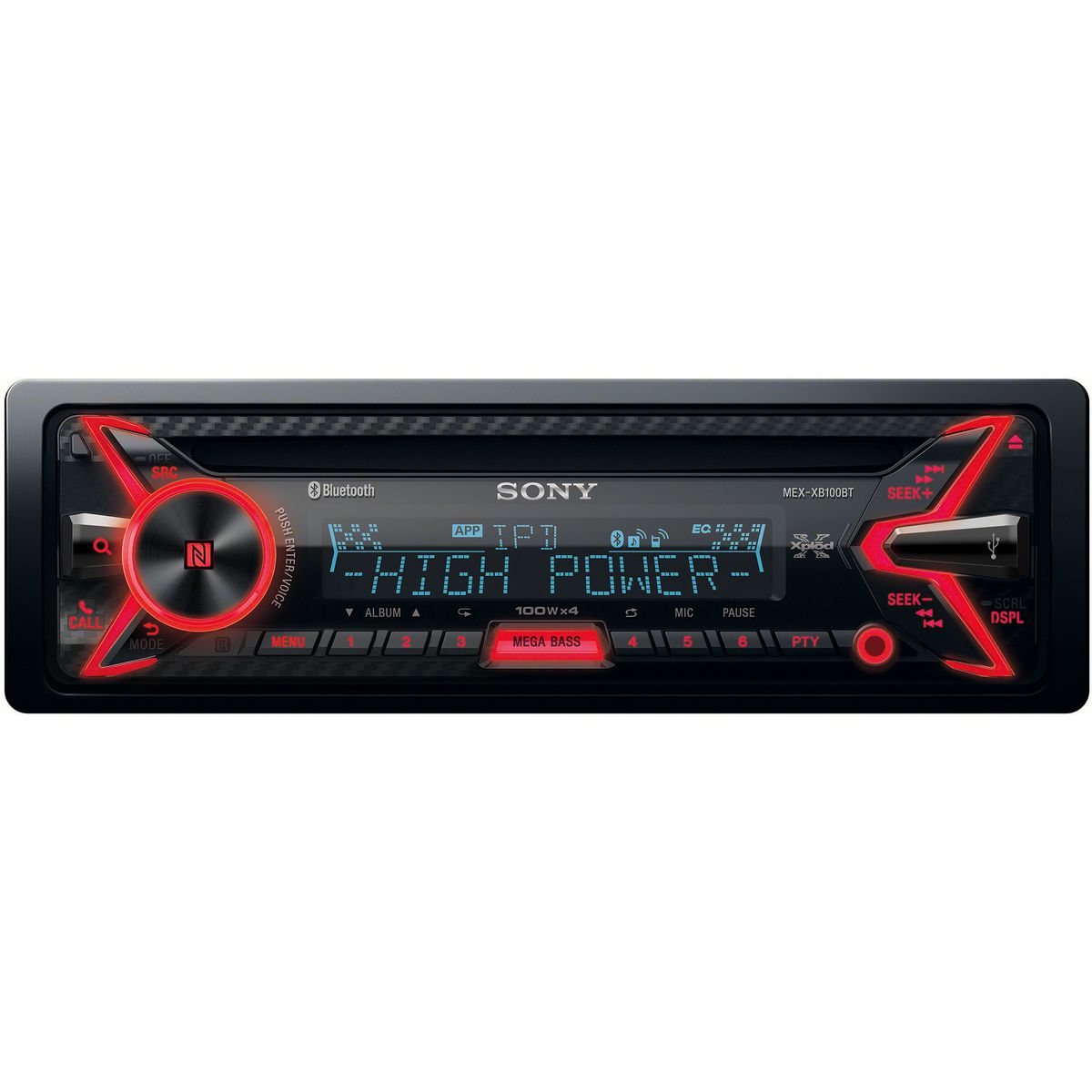Sony Cd Tuner With Bluetooth 100W MEXXB100BT