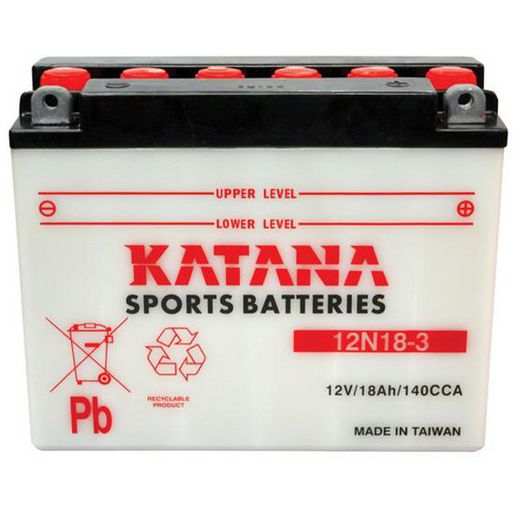 Katana 12V 18Ah Motorcycle Battery 12N18-3 150005
