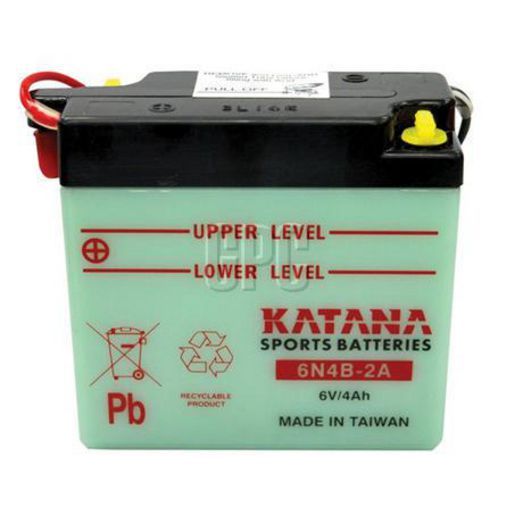 Katana 6V 4Ah Motorcycle Battery 6N4B-2A
