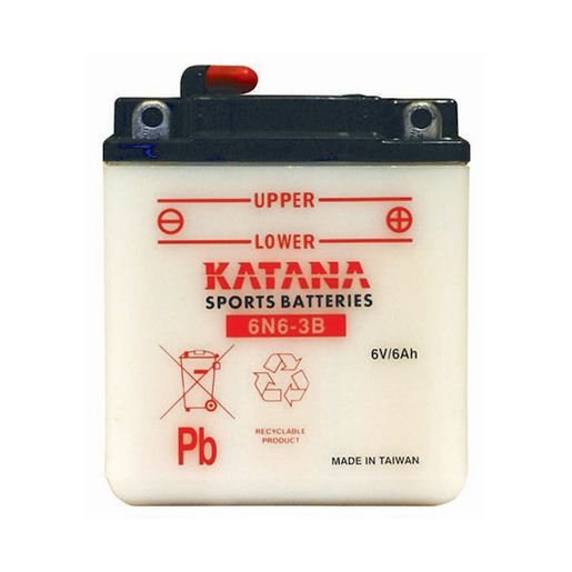 Katana 6V 6Ah Motorcycle Battery 6N6-3B