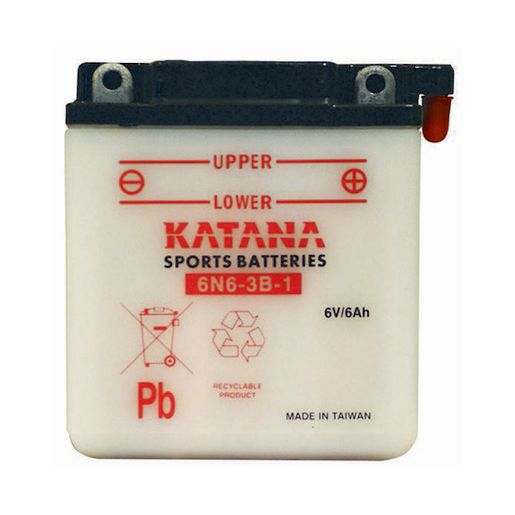 Katana 6V 6Ah Motorcycle Battery 6N6-3B-1
