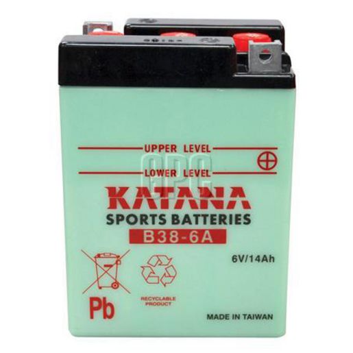 Katana 6V 14Ah Motorcycle Battery B38-6A 150019