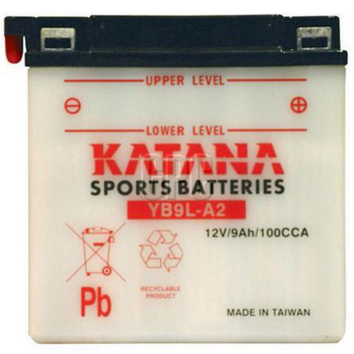 Katana 12V 9Ah Motorcycle Battery YB9L-A2 150037