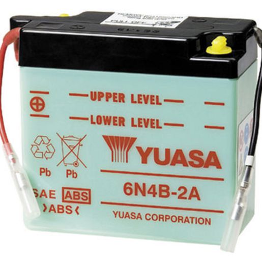 Yuasa Motorcycle Battery - 6N4B - 2A 155027