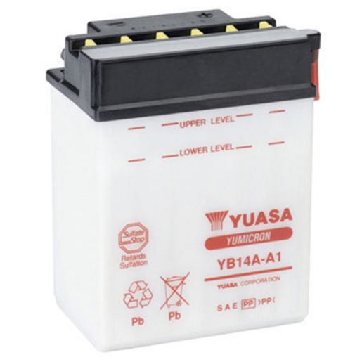 Yuasa Motorcycle Battery - Yb14A - A1 155051