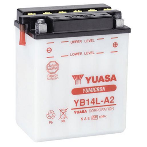 Yuasa Motorcycle Battery  - Yb14L - A2 155054