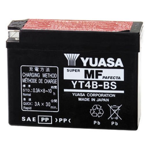Yuasa Yt4B-Bs  Batt/Mcycle YT4B-BS