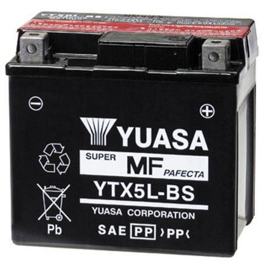 Yuasa Ytx5L-Bs Batt/Mcycle YTX5L-BS