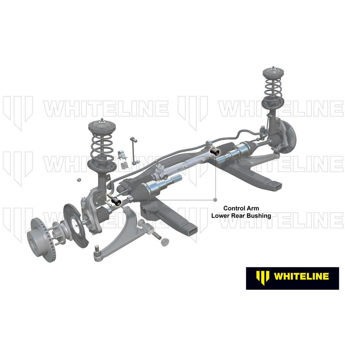 Whiteline KCA428 Anti Lift Kit fits Ford Focus/Mazda 3/Volvo C30 2004-12