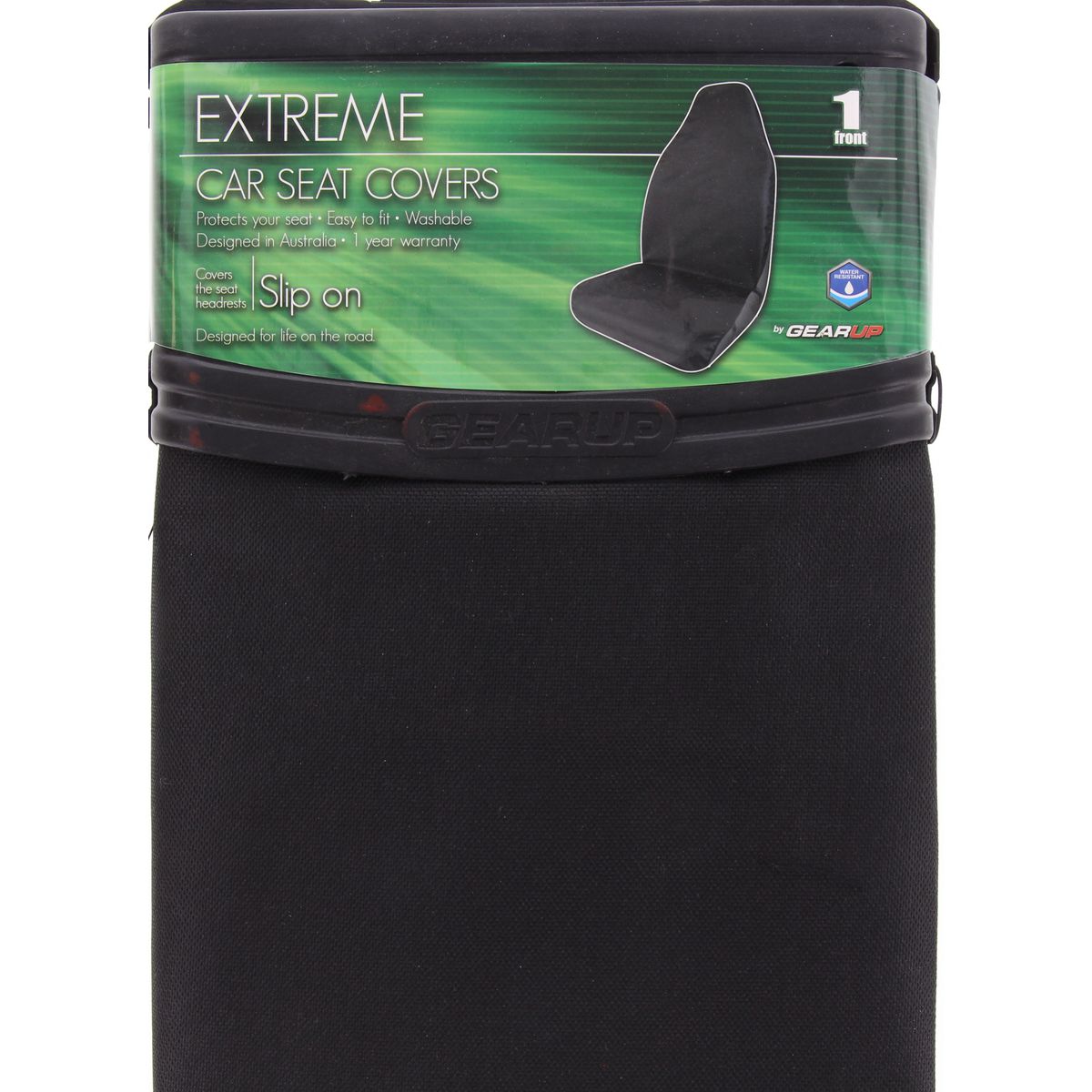 Gear Up Extreme Slip On Seat Cover Black GUESOBLK