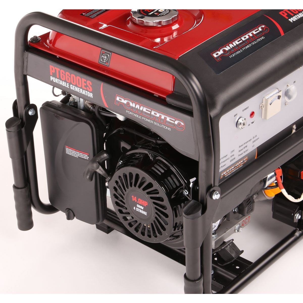 Powertech 6500W 13Hp Petrol Generator With Electric Start PT6600ES