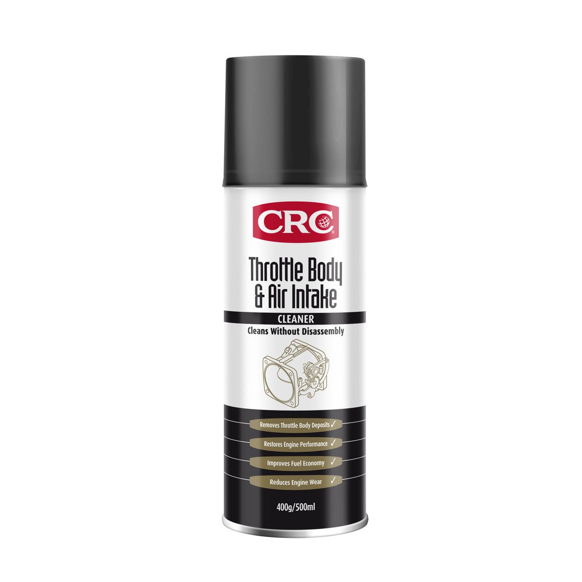 CRC Throttle Body & Air Intake Cleaner Aerosol Spray 400g