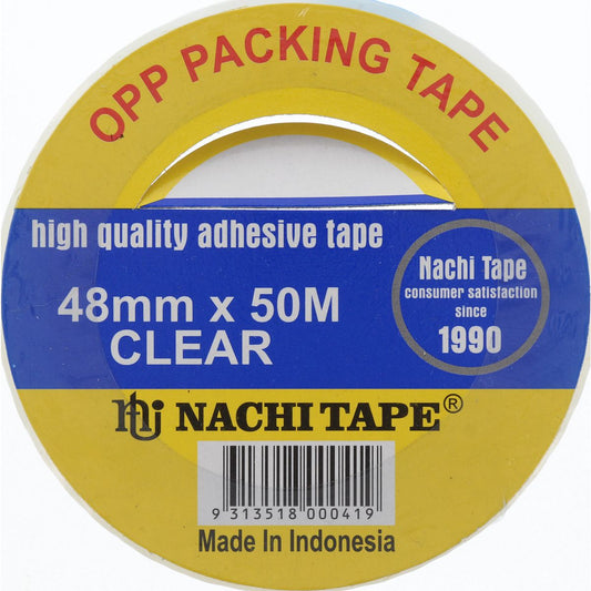 Nachi Clear Packaging Tape Clear 48mm X 50M 1014
