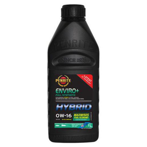 Penrite Enviro+ Hybrid Synthetic Engine Oil 0W-16 1 Litre EPLUSHYB0W16001