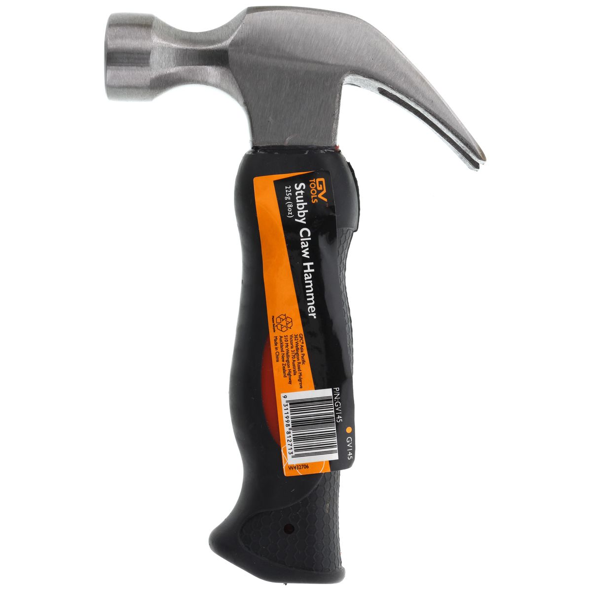 GV Tools Stubby Claw Hammer 225g GV145