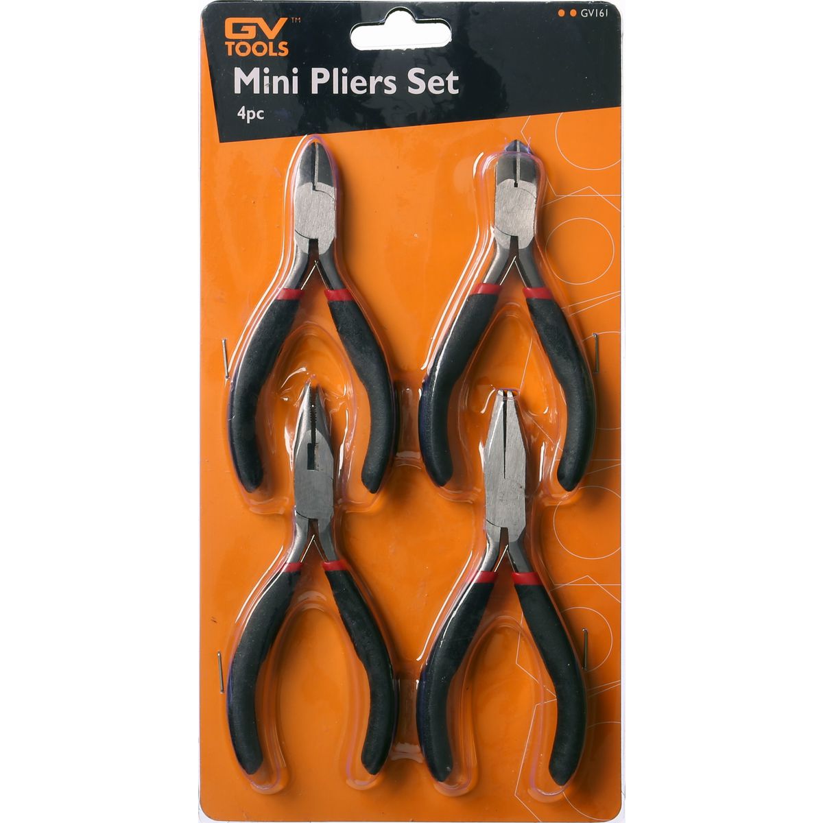 GV Tools Mini Pliers Set 4 Piece GV161