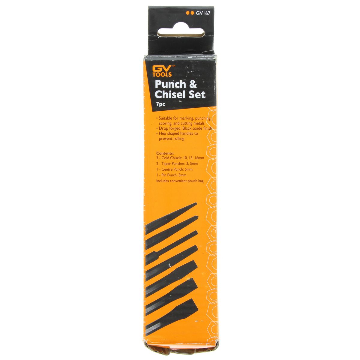 GV Tools Punch And Chisel Set 7 Piece GV167