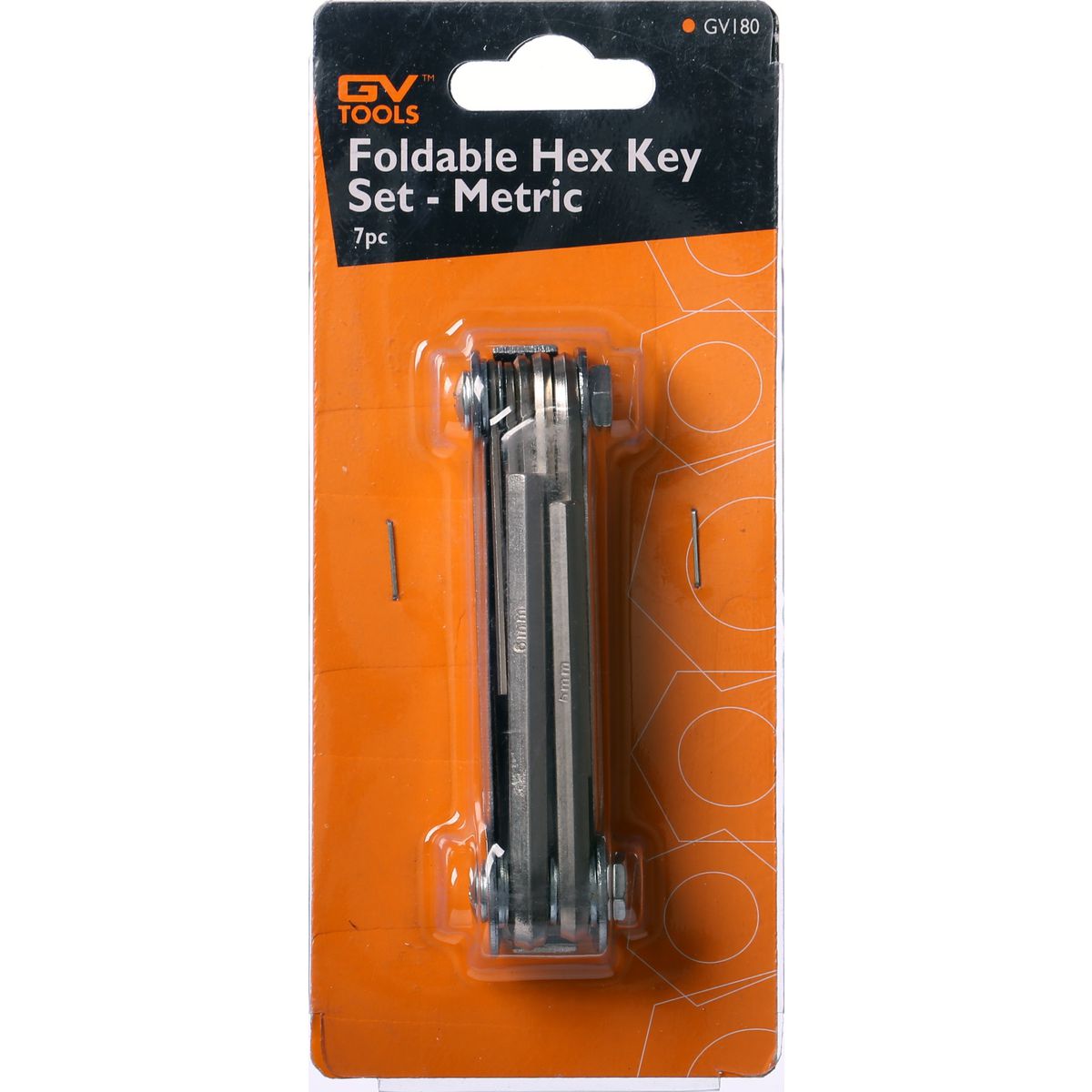 GV Tools Hex Bit Set 7 Piece Metric GV180