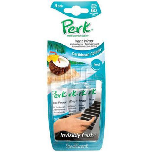 Perk Air Freshener Vent Wrap Caribbean Colada CTK-52205